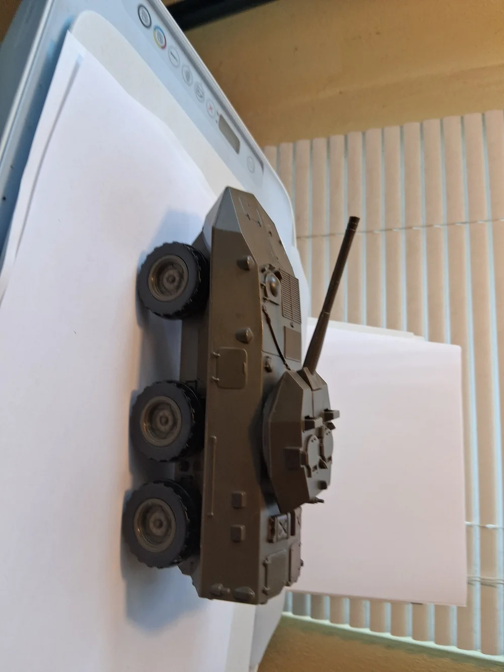 Russian Olive Green Military Toy Armored Vehicle for Kids 8 Long